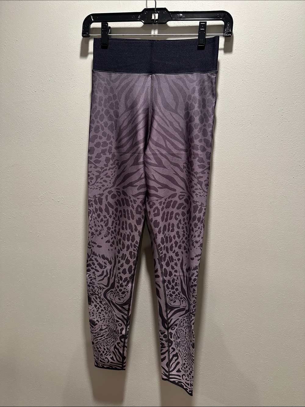ultracor Gray Gradient Animal-Print High-Waist Leggings